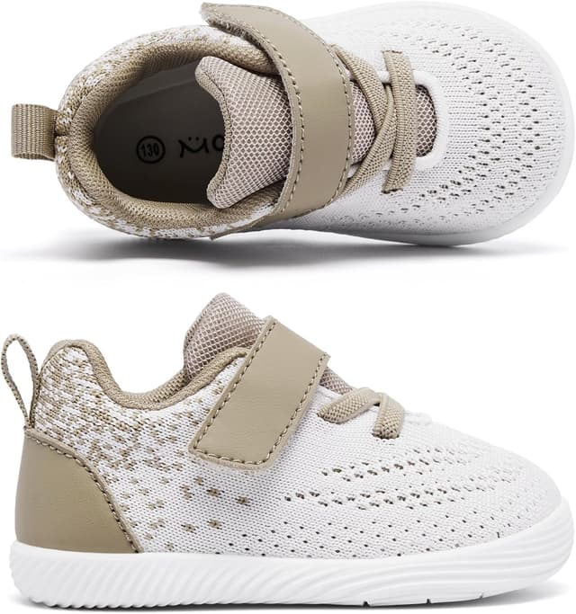 Detalle de MORENDL Toddler Barefoot-Style Sneakers for Baby Boys & Girls (Breathable, Non-Slip, Machine Washable)