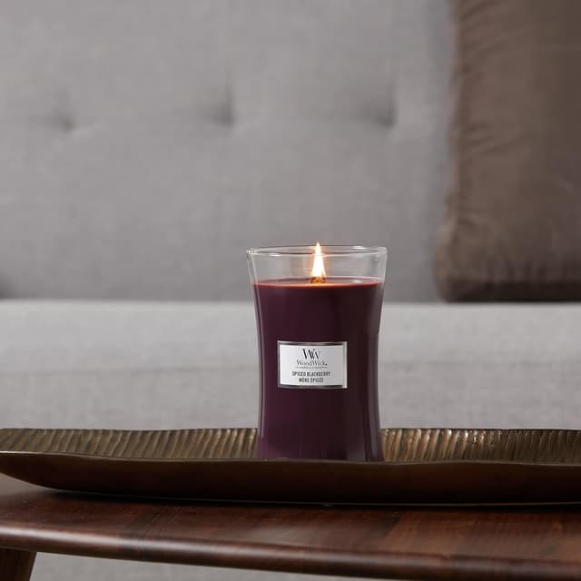 Thumbnail 3 de WoodWick grande bougie Mûre épicée Pluswick