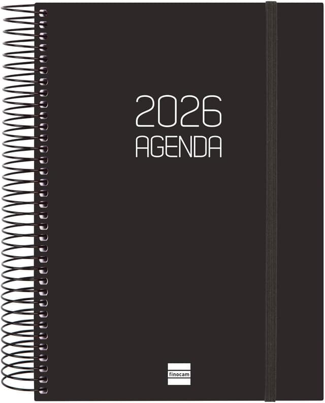 Detalle de Finocam Agenda Spirale 2026 1 jour par page