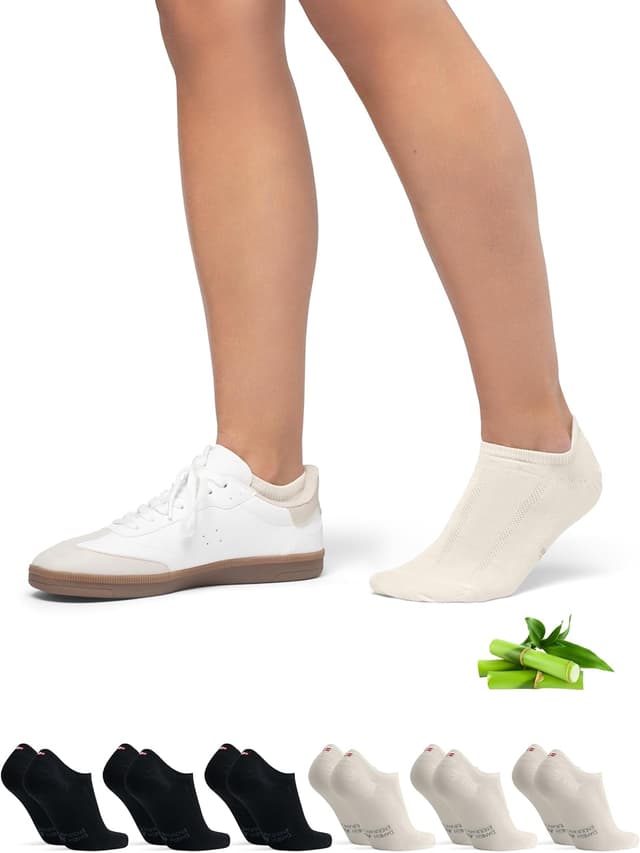 Detalle de DANISH ENDURANCE Pinkies 6 pack calcetines invisibles