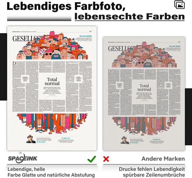 Detalle 2 de Tinte 104 Multipack kompatibel für Epson 2x140 ml Schwarz