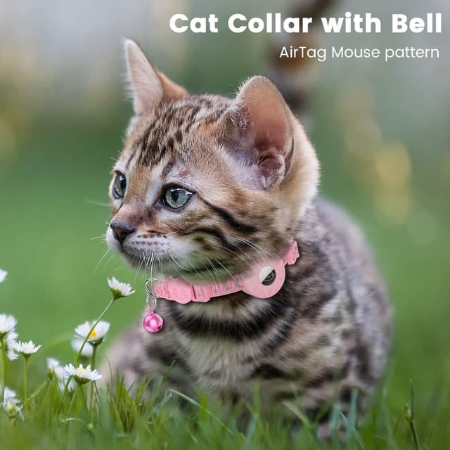 Thumbnail 6 de Reflective cat collar with AirTag holder