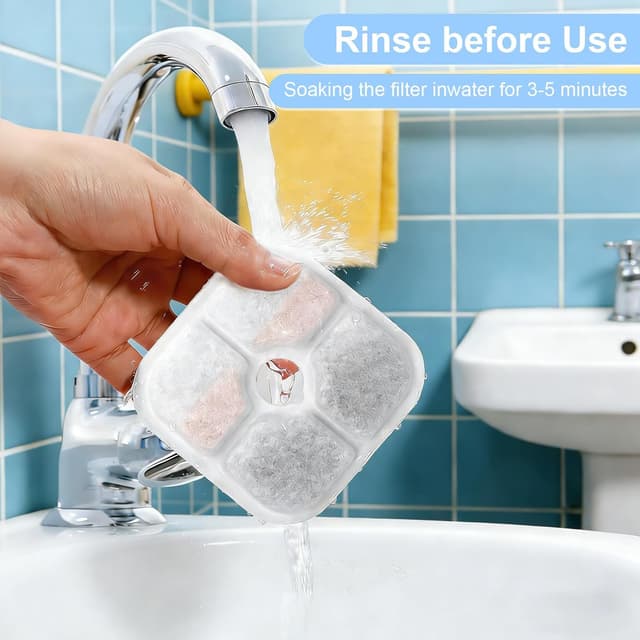 Detalle de Eco-Friendly Pet Fountain Filters 10 Pack