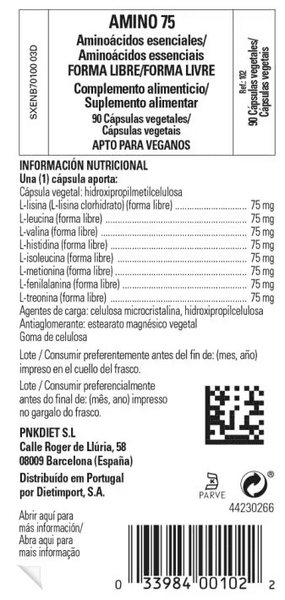 Thumbnail 1 de Solgar Amino75 - 90 Cápsulas Vegetales 🌱