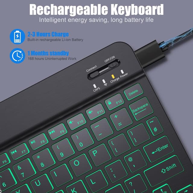Thumbnail 1 de AG5I Backlit Bluetooth Keyboard