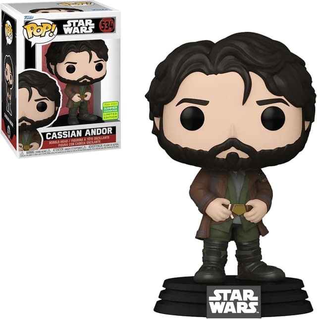 Detalle de Funko Star Wars: Andor – Cassian Andor Pop! Vinyl Figure (2022 Summer Convention Exclusive)