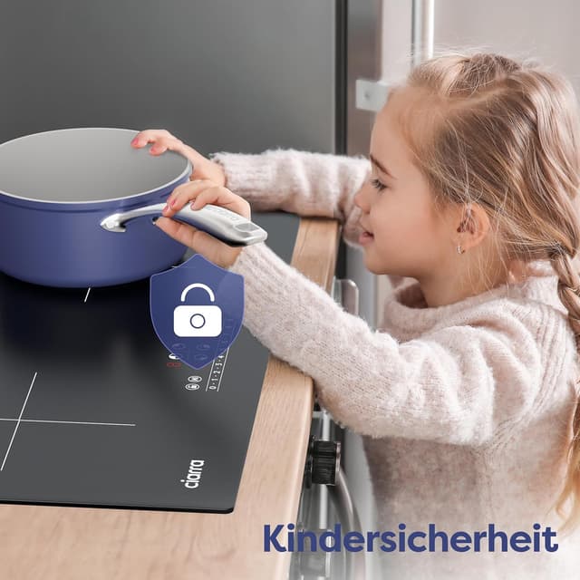 Thumbnail 6 de CIARRA CBBIH4B Induktionskochfeld 60 cm, 4 Zonen mit Power Booster & Touch-Bedienung