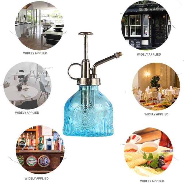 Detalle 2 de ZIUHEOA mist glass watering bottle 200ml