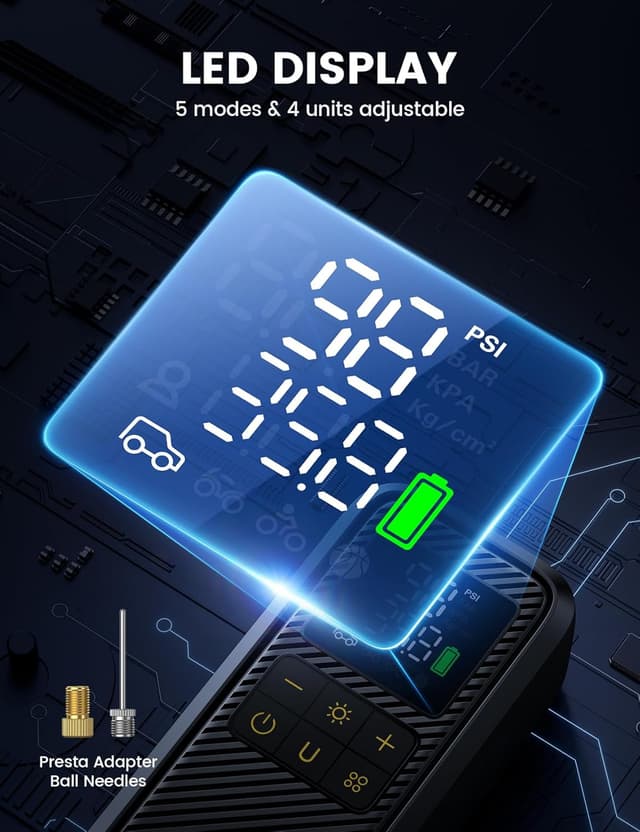 Thumbnail 4 de Lamicall Car Tyre Inflator 150 PSI portable pump