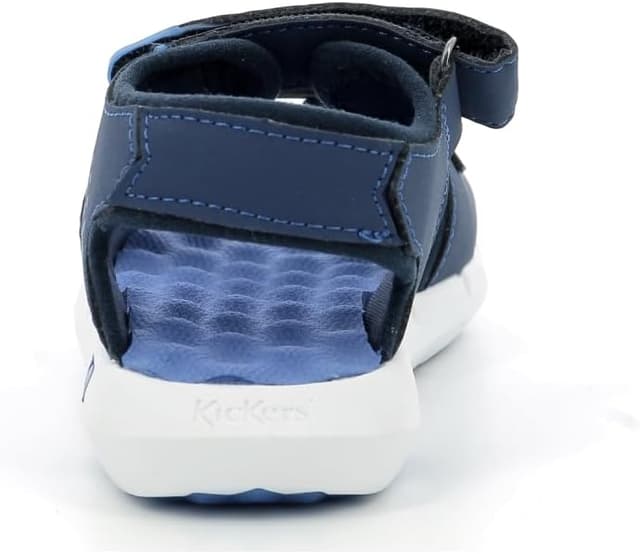 Detalle de Sandales enfant Jumangap en bleu marine (scratch) – Saison printemps/été