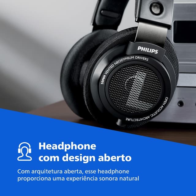 Detalle 2 de Philips SHP9500 HiFi headphones 50mm
