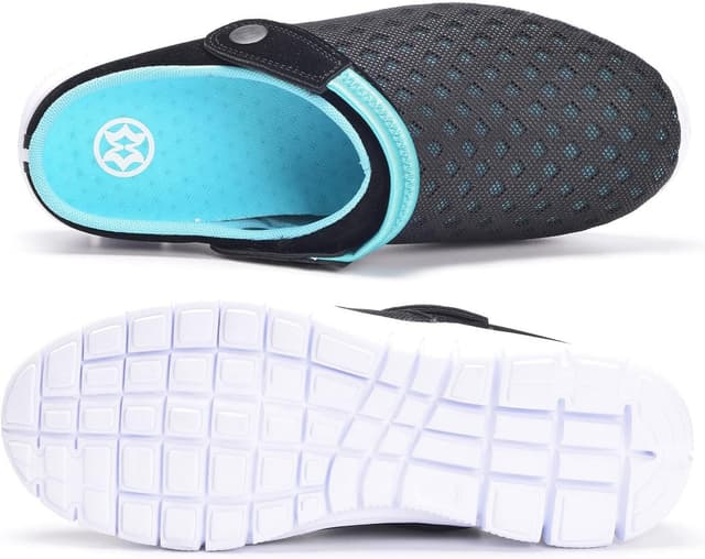 Detalle de Damen Herren Clogs Hausschuhe „Gartenschuhe“ – leichte Sommer-Budelatschen & Pantoletten