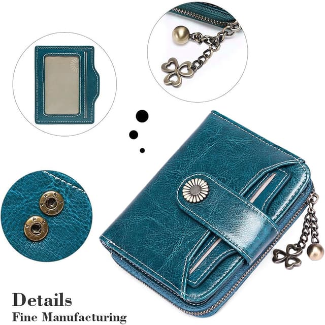 Thumbnail 5 de SENDEFN Small Genuine Leather Wallet 5.12