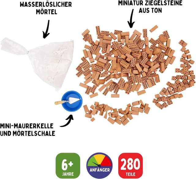 Detalle 2 de teifoc 1500 Steinbaukasten XXL Bastelset 🧱