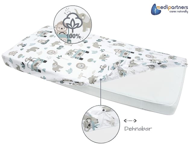 Thumbnail 4 de Medi Partners Spannbettlaken 60x120 Baby