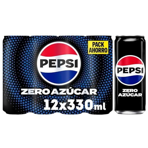 Detalle de Pepsi Zero pack de 12 latas 330 ml