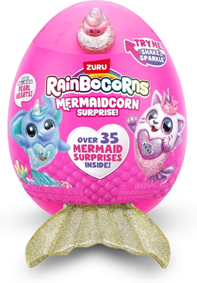 Detalle de Rainbocorns Mermaidcorn Serie 7 Mucca – peluche da collezione con sorprese sirena