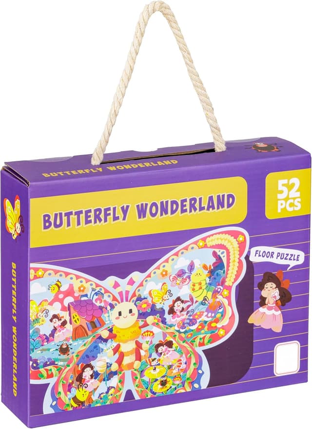 Detalle de Baroni Toys Farfalla puzzle 52 pezzi