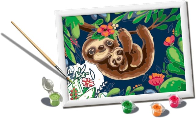 Detalle de Ravensburger CreArt “Vita da brapo” – dipingere con i numeri (9+): kit pittura per bambini con tavole e colori