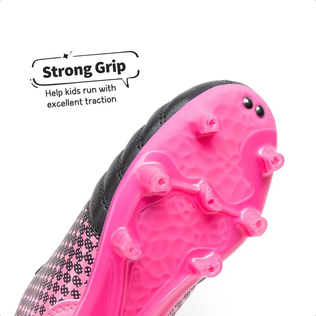 Detalle de DREAM PAIRS Boys & Girls Outdoor Sport Football Shoes Soccer Cleats (Little/Big Kid)