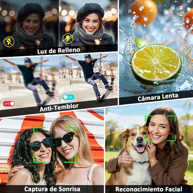 Thumbnail 5 de Cámara Digital 4K 48MP compacta para vlogging