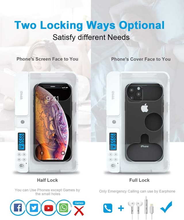 Detalle 2 de iDiskk Boite Telephone minuteur 99h ⏳