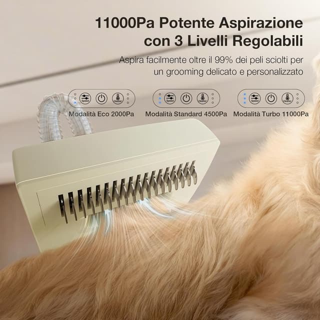 Thumbnail 4 de PETGUGU M1 Pro Tosatrice con Aspirazione 11000Pa