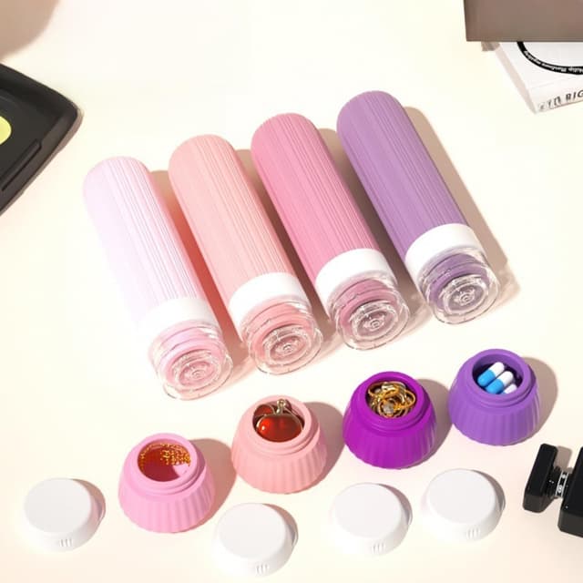 Thumbnail 4 de NuvaConx 18-pack travel bottles TSA-approved toiletry set