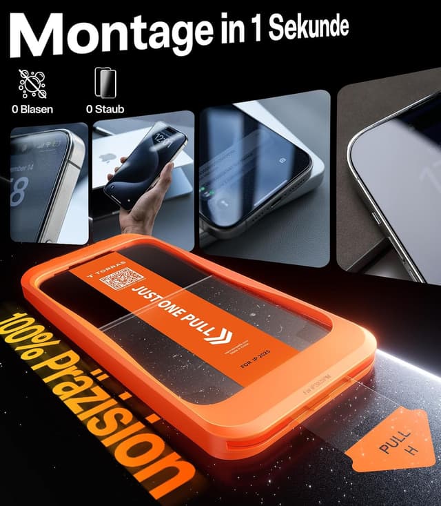 Thumbnail 5 de TORRAS iPhone 17 Air Panzerglas 2 Stück