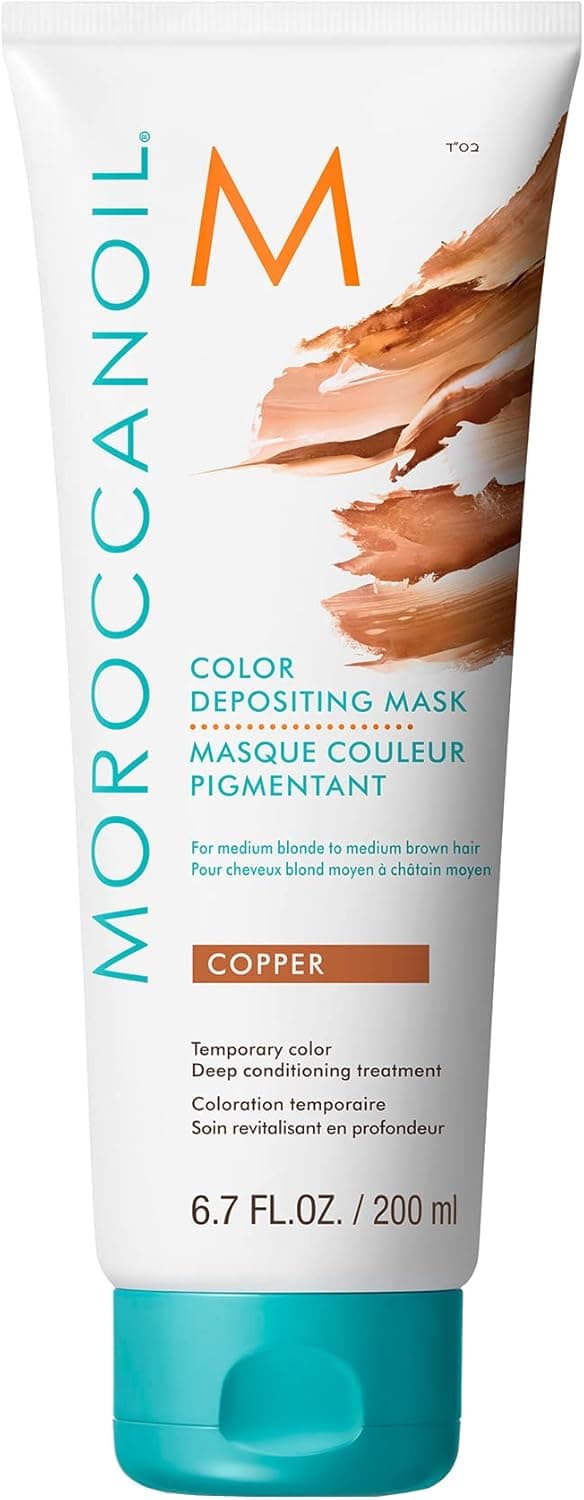 Detalle de Moroccanoil Color Depositing Mask: maschera depositante colore per ravvivare i capelli