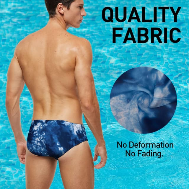 Detalle 2 de Arcweg maillot de bain homme slip avec doublure et mousse souple amovible, cordon de serrage réglable
