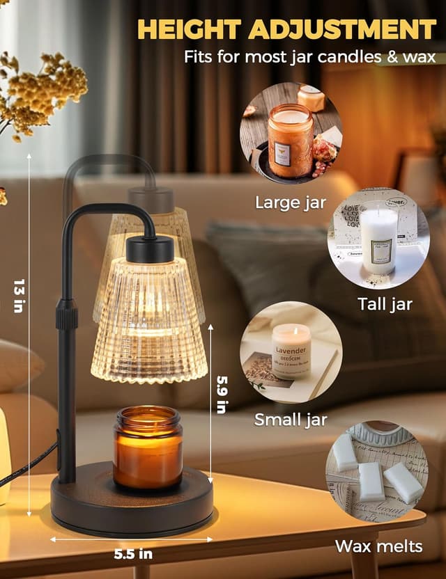 Thumbnail 4 de GODONLIF Candle Warmer Lamp with Timer 🕯