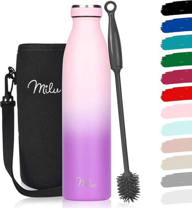 Imagen de Milu Edelstahl Trinkflasche 750 ml 🥤 en OfertitasTOP