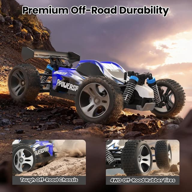 Thumbnail 2 de SIMREX 1:18 Scale All-Terrain RC Car 45km/h