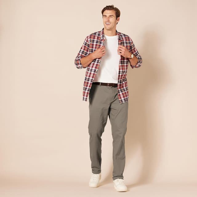 Thumbnail 6 de Amazon Essentials Herren Knitterfreie Flatfront-Chinohose mit schmaler Passform