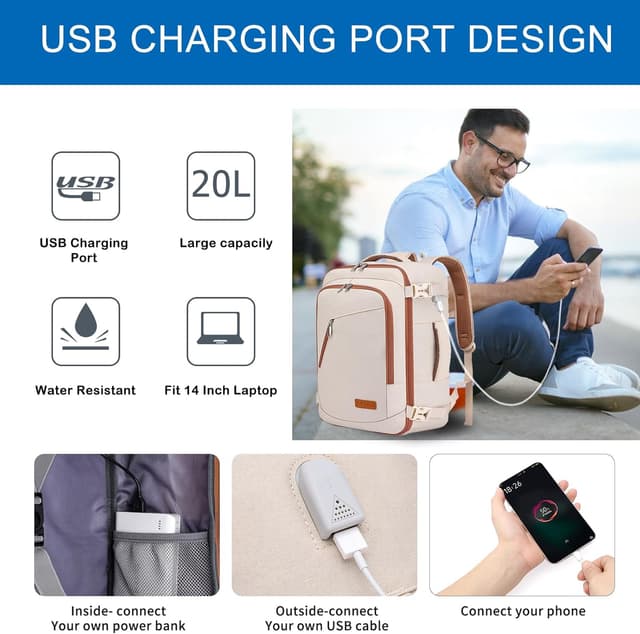 Detalle 2 de WENIG Ryanair Cabin Bag 24L underseat backpack