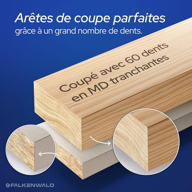 Thumbnail 2 de FALKENWALD Lame 165x20 mm 60 dents carbure bois