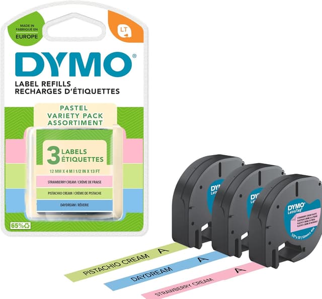 Detalle de DYMO LetraTag etichette 12 mm x 4 m
