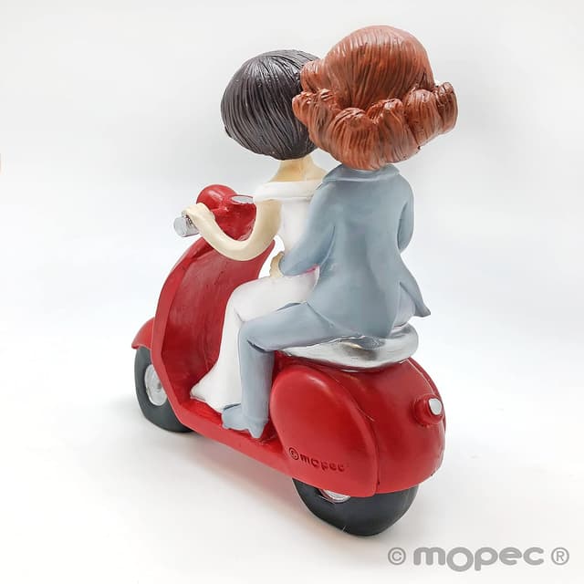 Thumbnail 1 de Mopec Y961 Figurine gâteau Couple mariées 17 cm