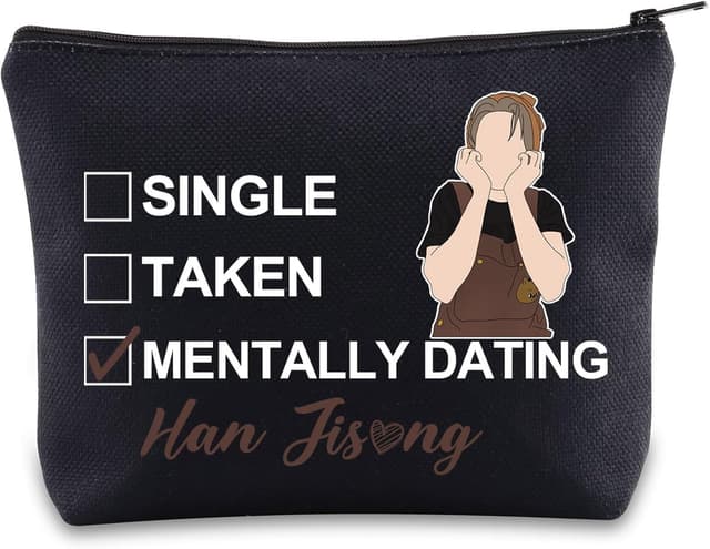 Detalle de MYSOMY SKZ Han Makeup Bag (Quokka Gifts) – waterproof fabric travel cosmetic pouch