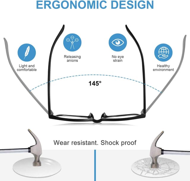 Detalle de Okany Blue Light Glasses Blue Light Blocker for Screen
