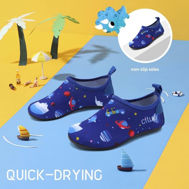 Detalle 2 de todaysunny Kids Water Shoes – Quick-dry, Non-slip Outdoor Water Trainers