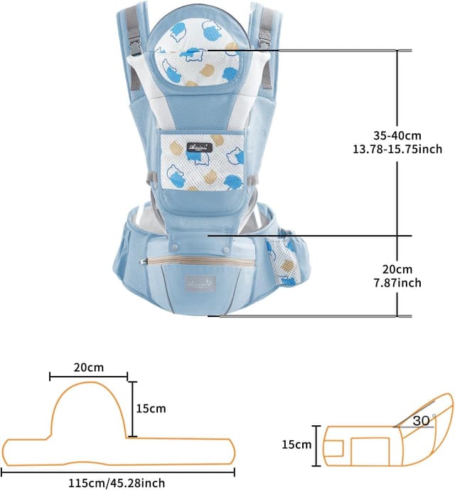 Thumbnail 1 de IULONEE Multifunction Baby Carrier Hip Seat