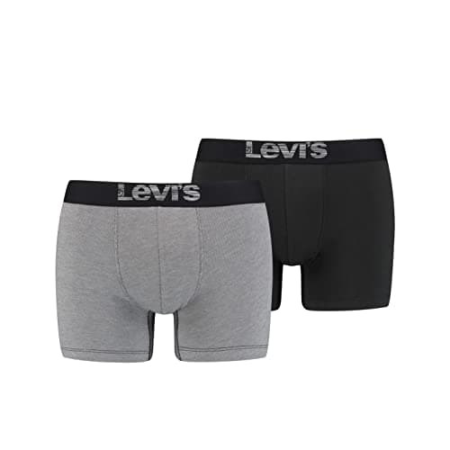 Detalle de Levi's Boxer S Pack de 2 Gris