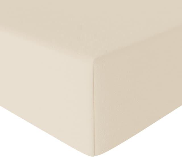Thumbnail 1 de Amazon Basics Sábana Bajera Ajustable, Microfibra Beige, 200x200 cm🛏️