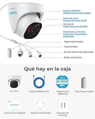 Thumbnail 6 de Reolink RLC-820A 8MP 4K PoE para exterior