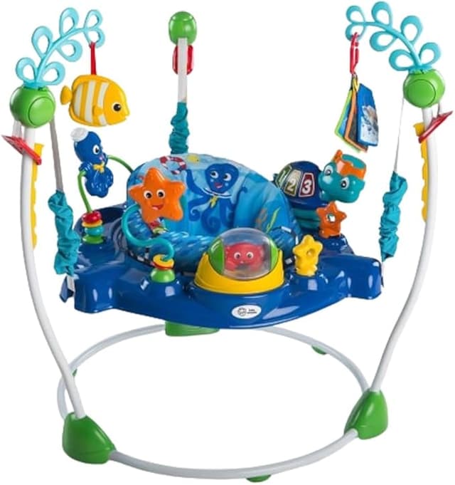 Detalle de Baby Einstein Neptune's Ocean Discovery Saltador con Música 🎶