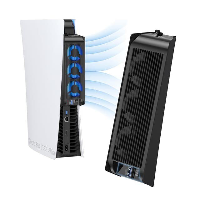 Detalle de KIWIHOME PS5-Lüfter mit USB3.0 3‑Stufen