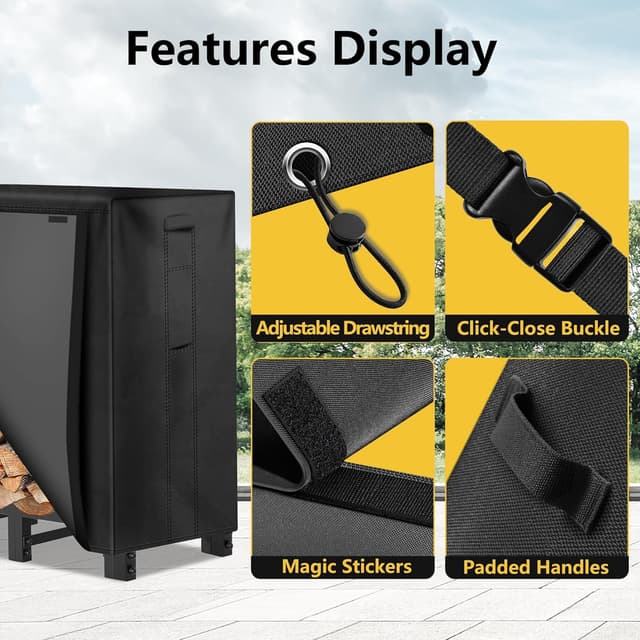 Thumbnail 6 de AMAGABELI Garden & Home log rack 1.2m