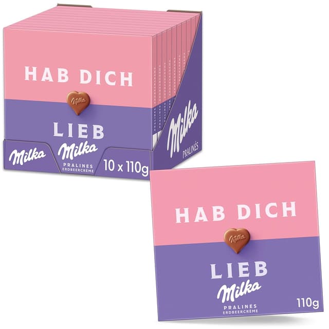 Imagen de Milka Hab dich lieb Pralinen 10 × 110g 🍫 en OfertitasTOP